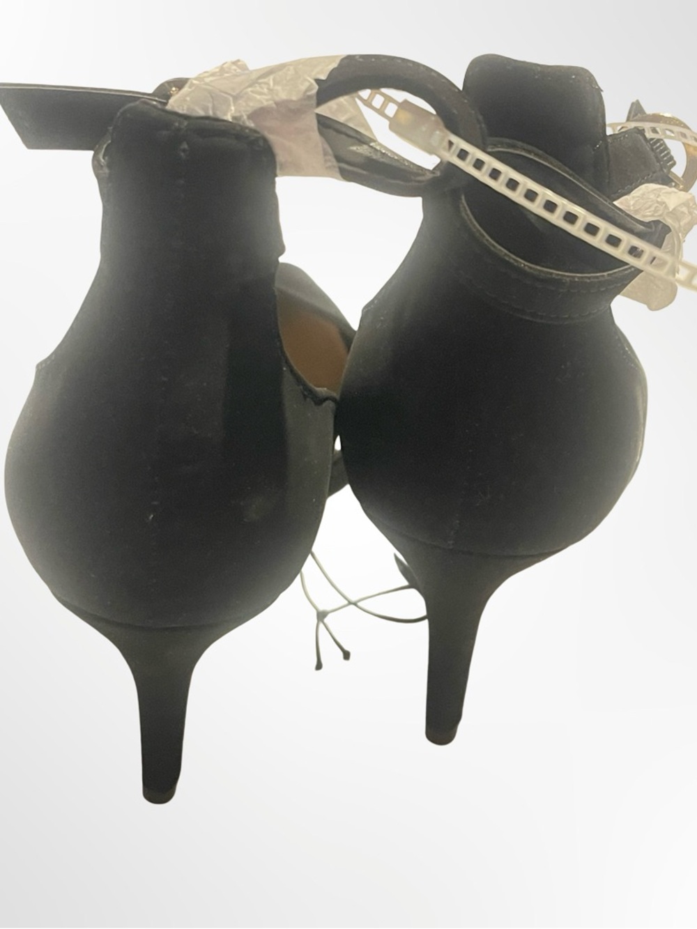 Jones New York Black Pointed Toe Ankle Strap NWT size 10 - Picture 3 of 7